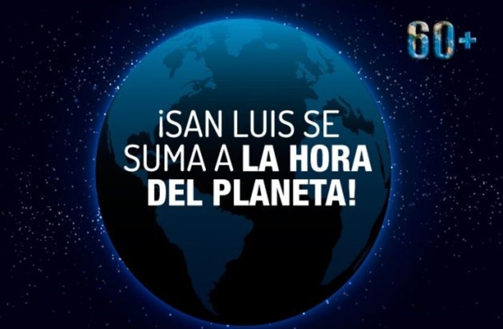 "La Hora del Planeta": San Luis se suma a la iniciativa por el cuidado del medio ambiente