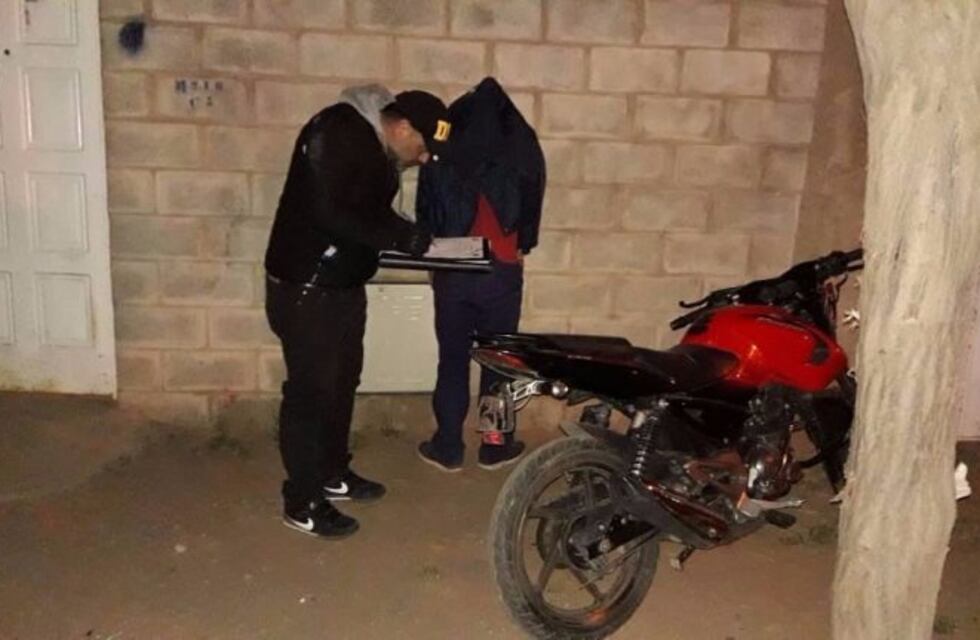 Detuvieron a un menor que robó una moto e intentó darse a la fuga
