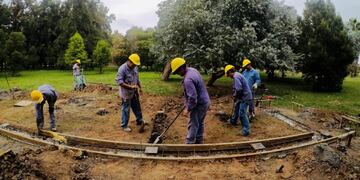 Iniciaron las obras en el Bosque de los Constituyentes