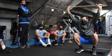 Las prácticas arrancaron con pruebas físicas\u002E