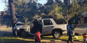 Choque de la camioneta\u002E