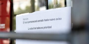 Los negocios de Rafaela cerrados en cuarentena / Foto: Mario Liotta