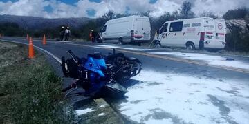 Accidente de tránsito en las Altas Cumbres