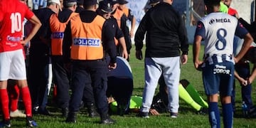 Violenta agresión contra un árbitro en un partido del torneo Regional Amateur