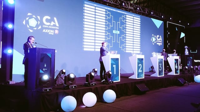 Este miércoles se sorteó la Copa Argentina en Ezeiza (Foto: Prensa Copa Argentina).