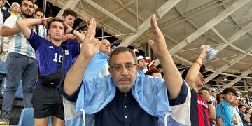 Carlos Maslatón rompió el récord de asistencia a partidos mundialistas.