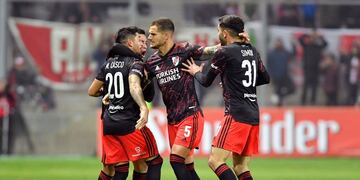 Milton Casco puso el 1-0 para River