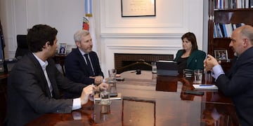 Rogelio Frigerio - Patricia Bullrich. Foto: Gobernación Entre Ríos.