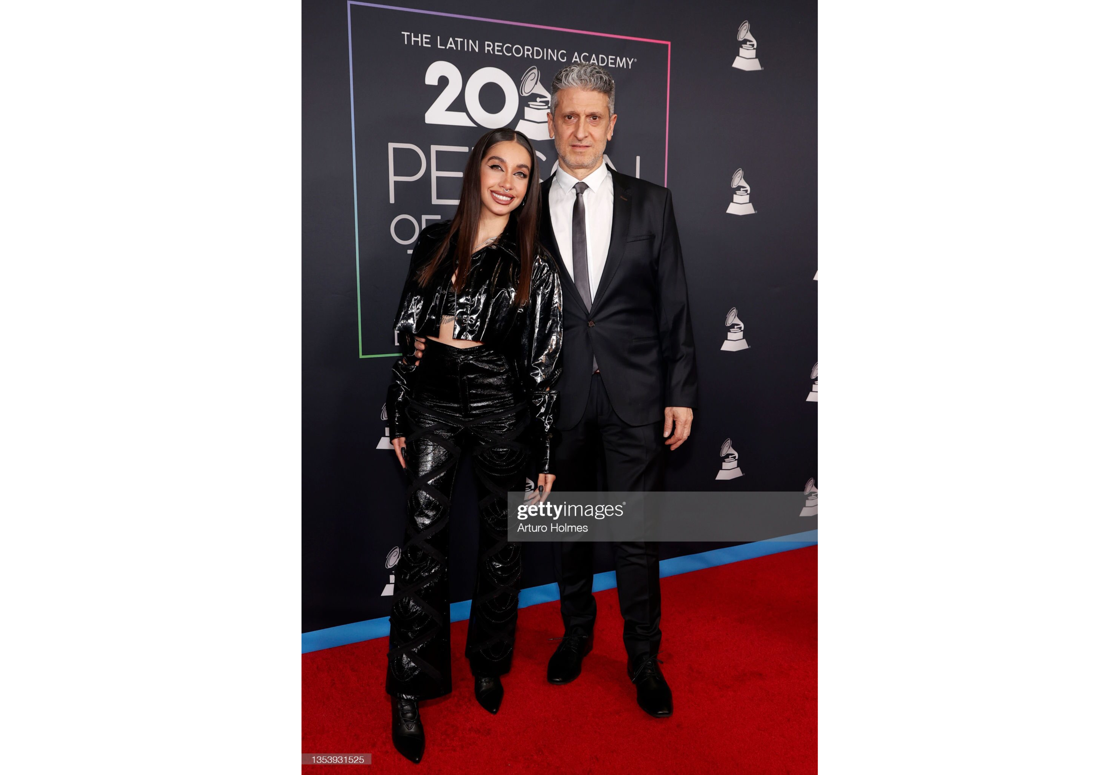 María junto a José Levy, quien fue su mánager.