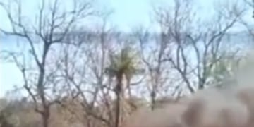Se incendió un vehículo mientras circulaba por la ruta en Posadas.