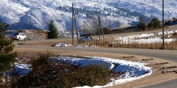 Nieve en las Altas Cumbres, Córdoba. (Gentileza Sergio Moreyra)