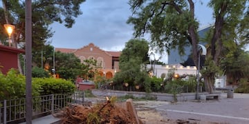 Intensos vientos provocaron destrozos en La Rioja (@Rodribrac).