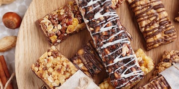 La receta de barritas de cereal caseras.