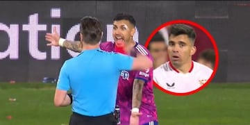 El momento de la protesta de Paredes que terminó con la expulsión de Acuña.