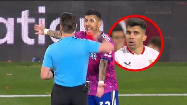 El momento de la protesta de Paredes que terminó con la expulsión de Acuña.