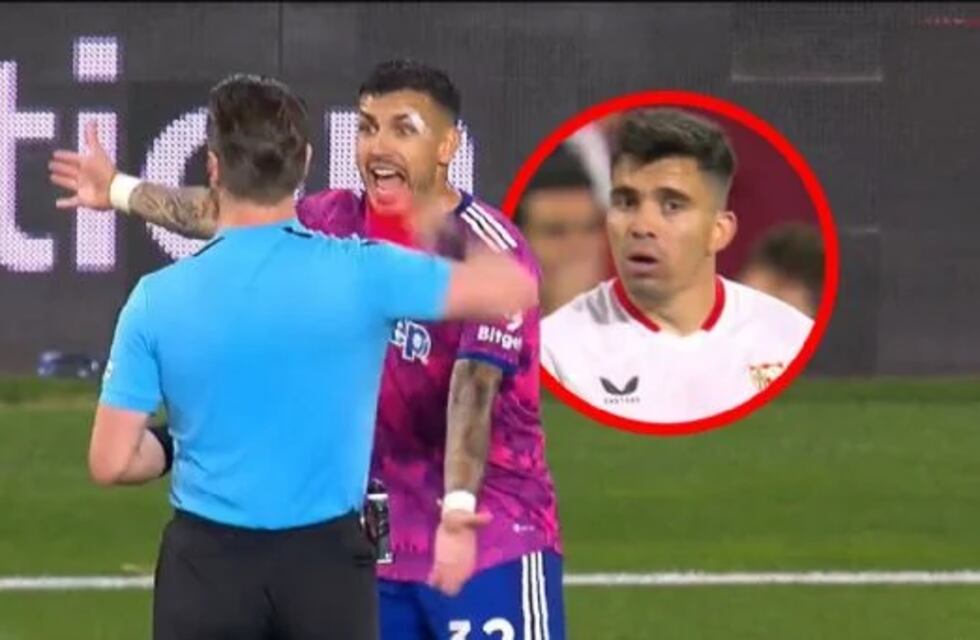 Extraño cruce entre dos campeones de la Scaloneta: Leandro Paredes lo hizo expulsar a Marcos Acuña