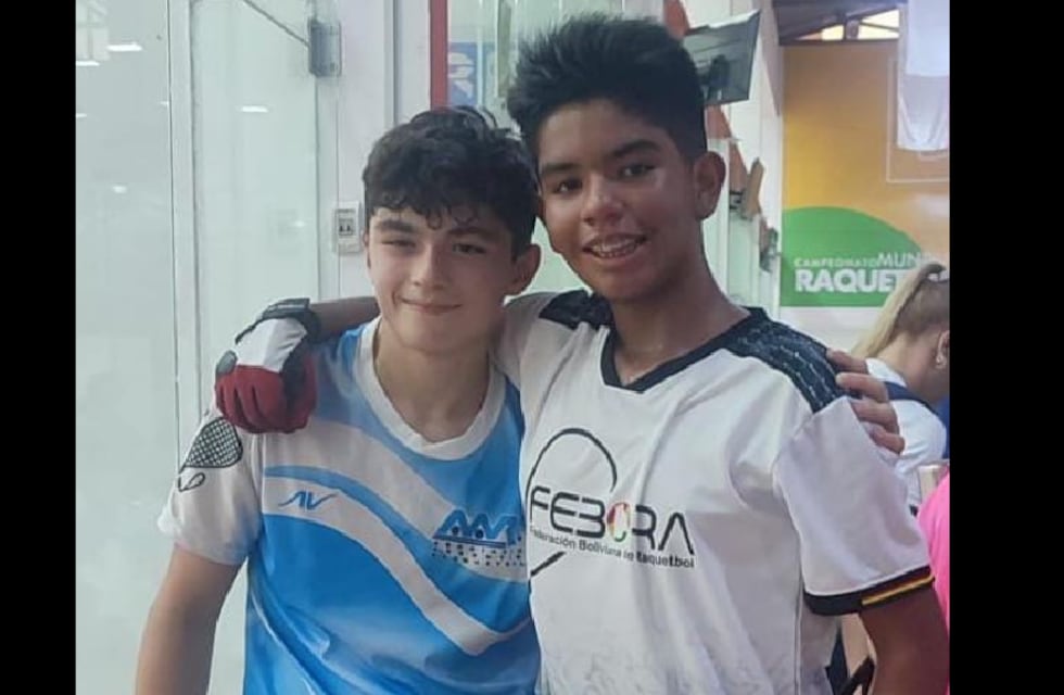 El argentino Lautaro Cufre fue medalla de oro en el Mundial Juvenil de Raquetbol