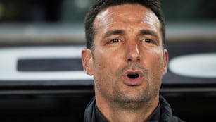 Lionel Scaloni, DT de la selección argentina. (AP)