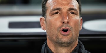 Lionel Scaloni, DT de la selección argentina. (AP)