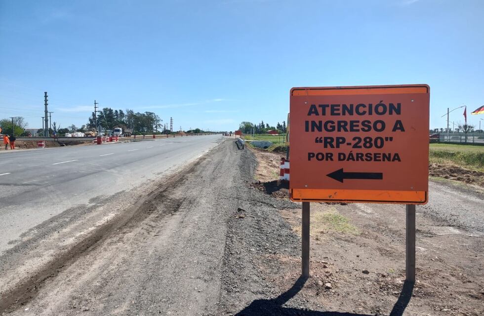Sunchales: obras de la autopista de la 34 sobre el cruce con la 280S
