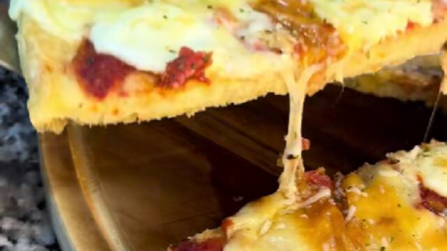 Cómo hacer pizza sin harina.