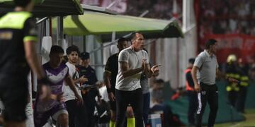 Lucas Bovaglio, el DT de Instituto, y la falta de gol por "la merma de jugadores importantes" (Facundo Luque / La Voz)