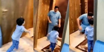 Viral: el médico que lloró porque le rechazó un abrazo a su hijo