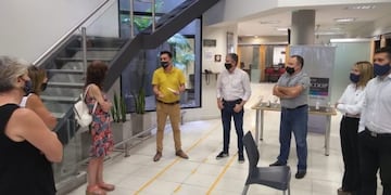 Entrega de aportes por parte del Banco Credicoop