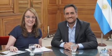 La Gobernadora estuvo con el Ministro de Ambiente y Desarrollo Sostenible