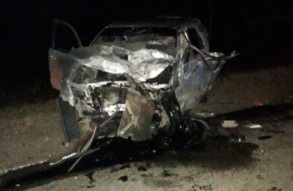 Tres víctimas fatales en un terrible accidente sobre la Ruta Provincial Nº5