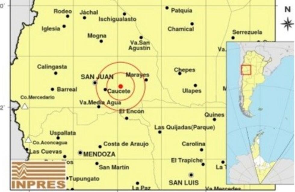 Tembló en San Juan y se sintió en Mendoza