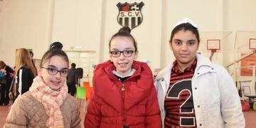 Lina, Sentia y Nataly\u002E Foto: Martín Gómez\u002E