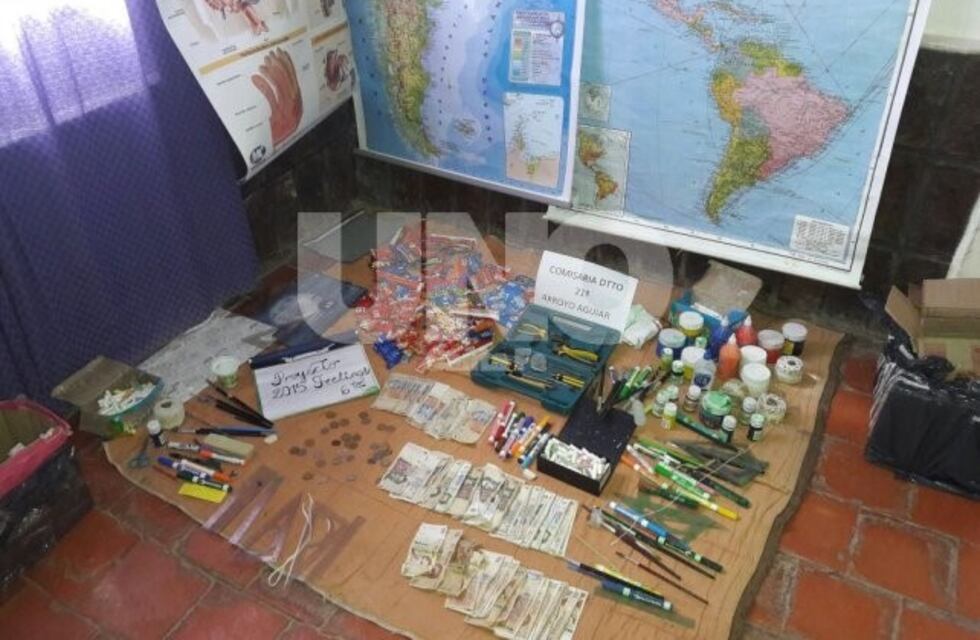 Dos menores asaltaron una escuela y provocaron destrozos