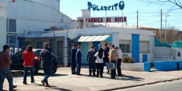 En la fábrica de hielo ocurrió el doble crimen\u002E