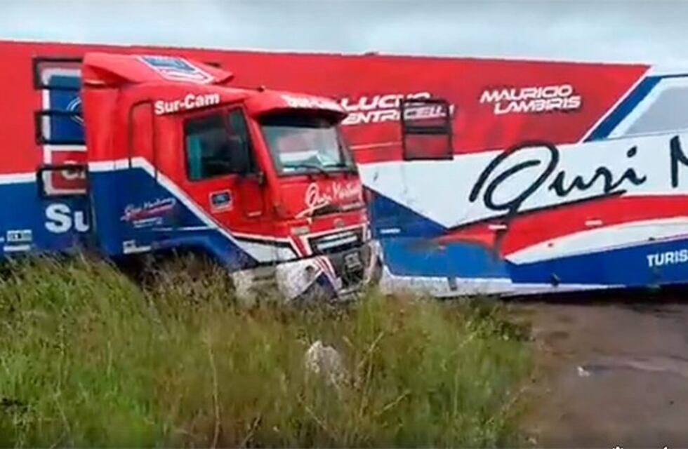 Despistó un camión del Gurí Martínez Competición