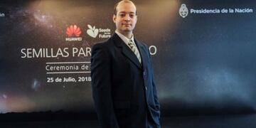 Alejandro Luna Bringas, de la Universidad Blas Pascal de Córdoba, uno de los 10 estudiantes seleccionados\u002E