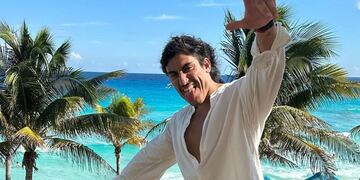 El tiktoker de 22 años estuvo de vacaciones en México hasta este domingo.