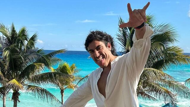 El tiktoker de 22 años estuvo de vacaciones en México hasta este domingo.
