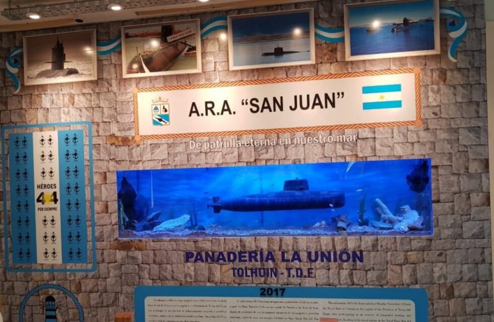 Emotivo homenaje a los 44 tripulantes del Submarino ARA San Juan en Tolhuin