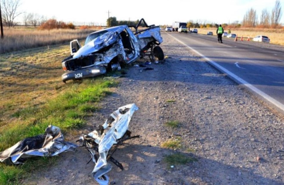 Triple choque en Ruta 3: dos heridos graves