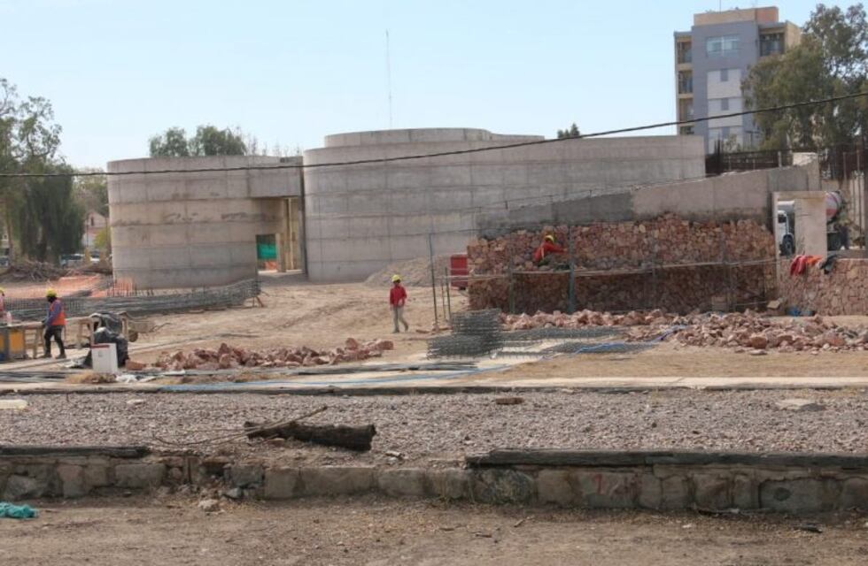 Histórico: retoman la obra del Museo Titanes de Ischigualasto