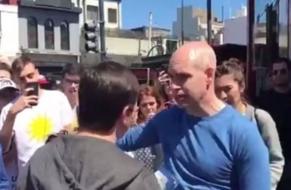 Rodríguez Larreta y Recalde se cruzaron durante una caminata de campaña en Villa Devoto