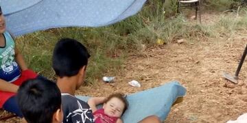 Así vive la familia en La Tranca\u002E