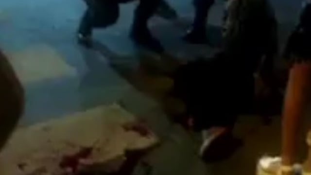 Video tras la balacera de calle Maipu00fa