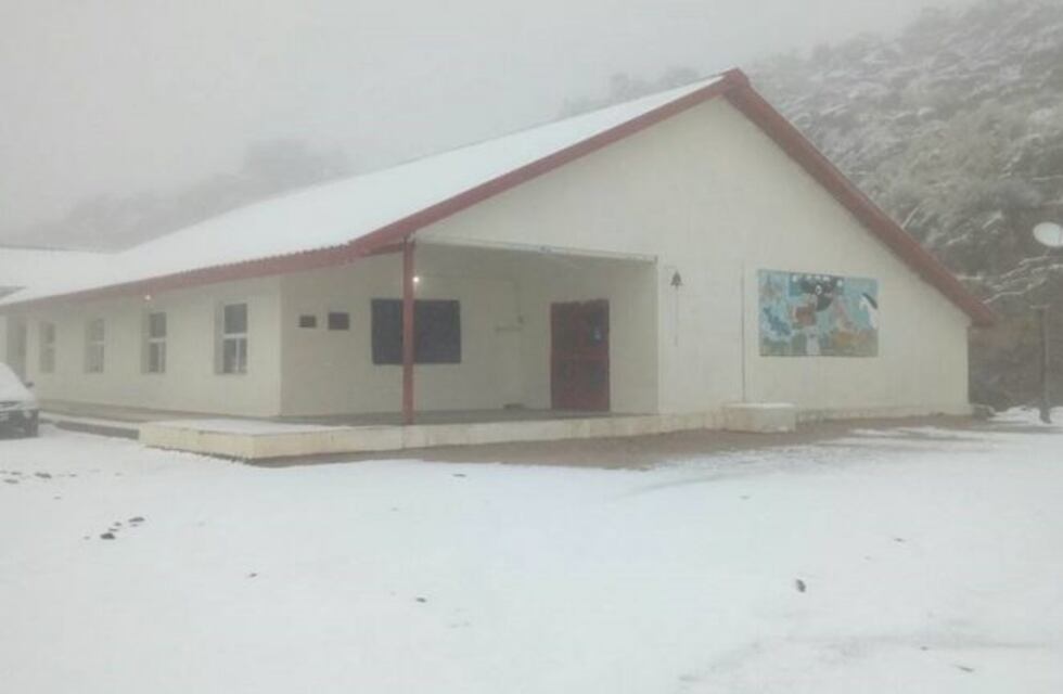 En plena primavera, nevó en las Altas Cumbres
