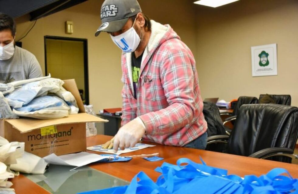 La Municipalidad junto a Voluntarios están por llegar a las 30 mil mascarillas faciales confeccionadas