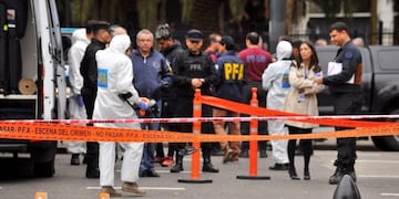 Balearon al diputado riojano Héctor Olivares en la esquina del Congreso (Foto: Maxi Failla)