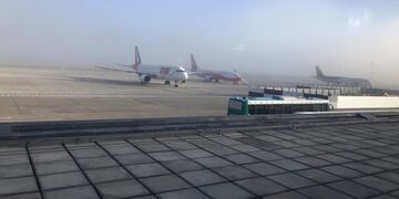 La niebla complicó una vez más las operaciones en el Aeropuerto Internacional Rosario \