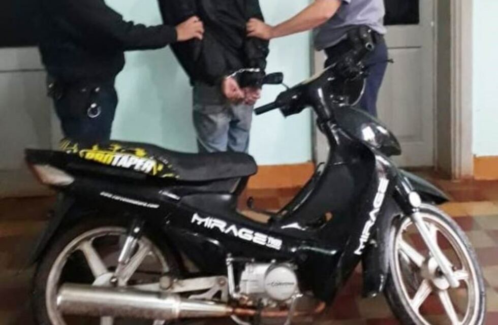 Itacaruaré: detuvieron a un hombre tras robar una moto