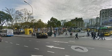 El choque ocurrió esta mañana en el cruce de avenidas Pueyrredón y Rivadavia, en Plaza Miserere.